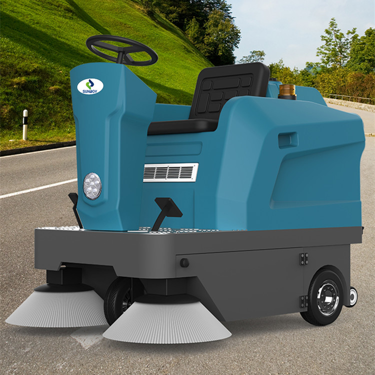 Warehouse Cleaning Machine Industrial Ride On Floor Sweeper Road Sweeper
