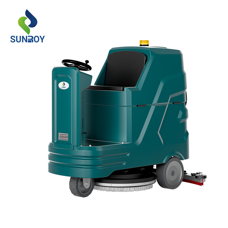 Hot Sale Electric Industrial Ride On Floor Scrubber Cleaning Machine