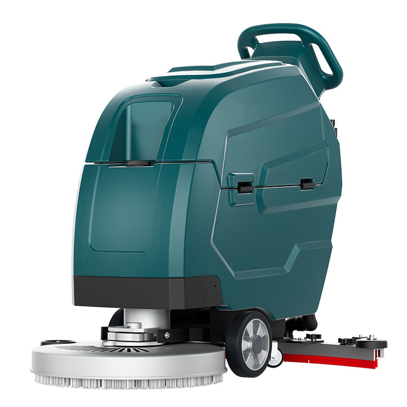 Hand Push Hot Selling Handheld Flooring Scrubber Electric Cleaning Brush Walk Behind Floor Scrubber With Ce Certificate